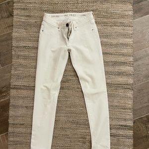 DL1961 White Skinny Jeans Size 25